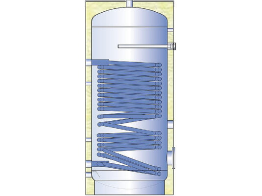 Wärmepumpenspeicher WP1V-1500, emailliert, mit 1 Wärmetauscher, Inhalt 1474 L