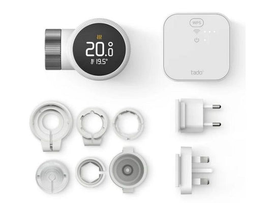 Panasonic tado° Smartes Heizkörper-Thermostat X inkl. Bridge X, Starter Kit