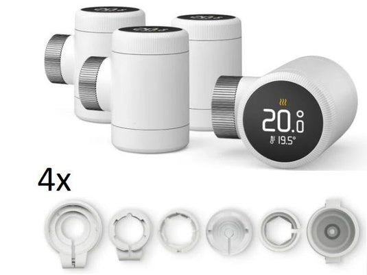 Panasonic tado° Smartes Heizkörper-Thermostat X, Quattro Pack